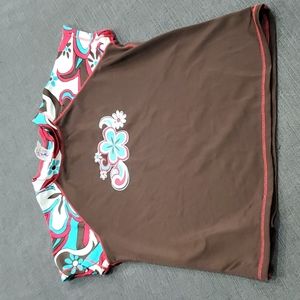 💥50% sale💥Floral swim shirt cover up sz6x #b192